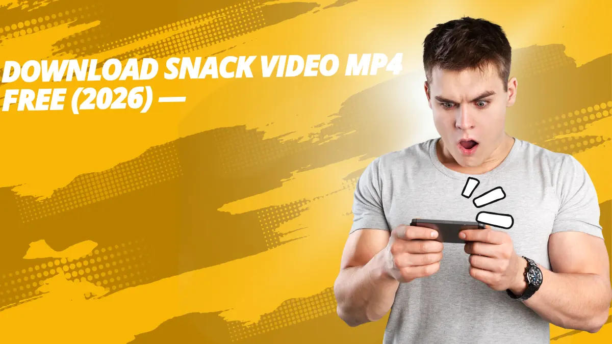 Download Snack Video MP4 free in 3 seconds — HD quality no watermark no app needed. Works on Android iPhone and PC. 100 free and working in 2026