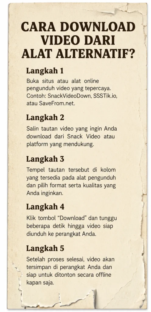 Alternative to Snack Video Downloader di 2026 3 Alternative to snack video downloader