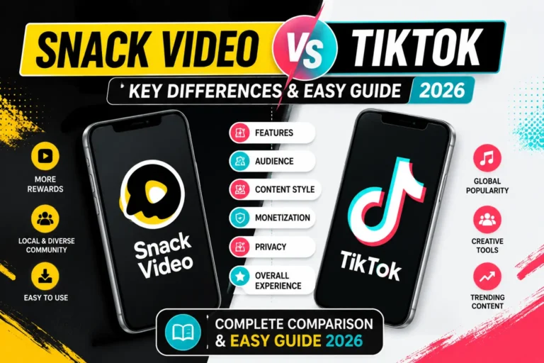 Snack Video vs TikTok key differences and complete comparison guide 2026