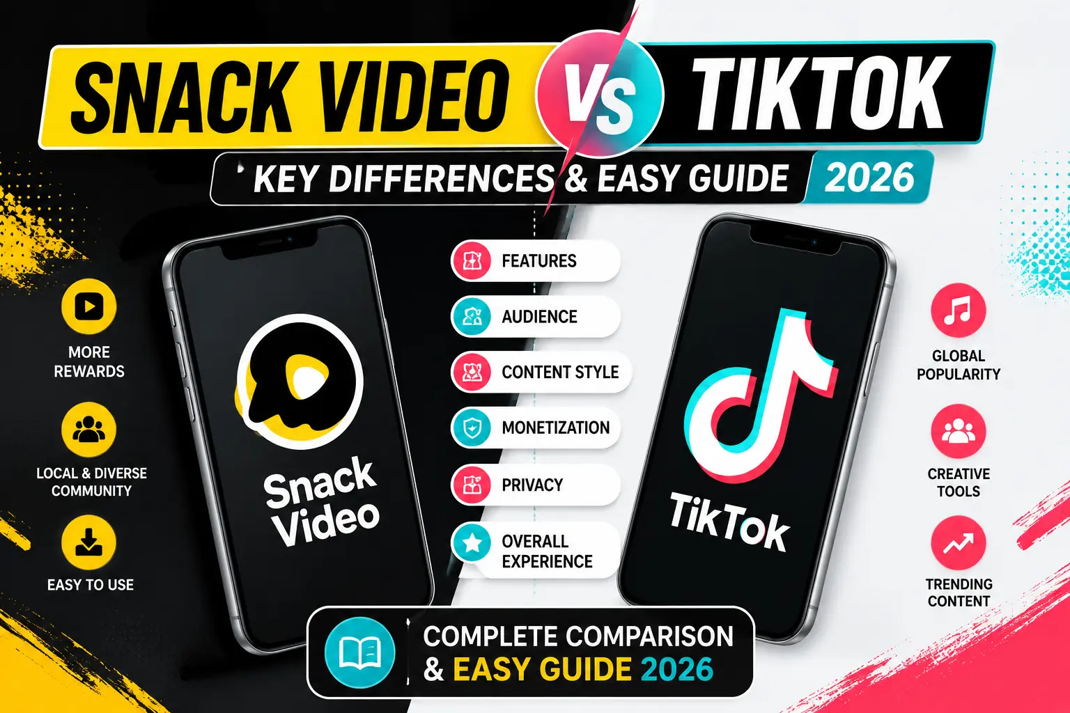 Snack Video vs TikTok key differences and complete comparison guide 2026